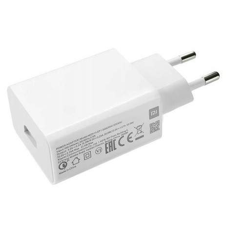 Xiaomi MDY-11-EP USB-A hálózati töltő adapter, 22,5W, fehér (eco csomagolásban)