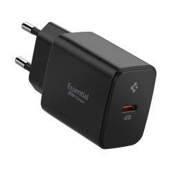   Spigen Essential EE201EU 1-port hálózati töltő adapter, 20W, Fekete