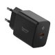 Spigen Essential EE201EU 1-port hálózati töltő adapter, 20W, Fekete