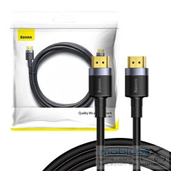 Baseus Cafule HDMI 2.0 kábel, 4K, 3D, 1 m, fekete-szürke