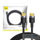 Baseus Cafule HDMI 2.0 kábel, 4K, 3D, 1 m, fekete-szürke