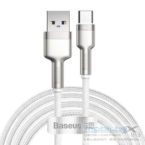 Baseus Cafule USB-USB-C kábel, 66 W, 2 m, fehér