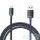Baseus Crystal Shine USB-Lightning kábel, 2,4A, 2m, fekete