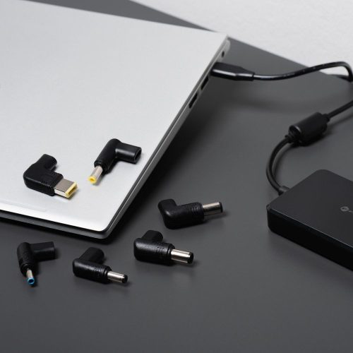 Forcell F-Energy E856 univerzális laptop töltő, 65W, fekete