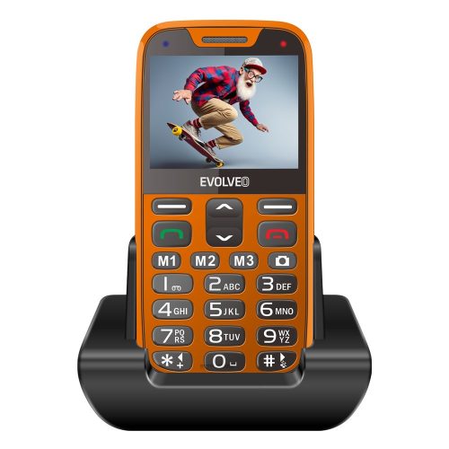 Evolveo EasyPhone XR (EP601) nyomógombos mobiltelefon, narancssárga