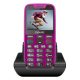 Evolveo EasyPhone XR (EP601) nyomógombos mobiltelefon, rózsaszín