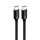 FORCELL F-ENERGY C338 USB-C-USB-C adatkábel, PD, 3A, QC4.0, 60W, 1,5m, fekete