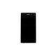 Sony Xperia Z1 kompatibilis LCD modul kerettel, OEM jellegű, fekete, Grade S+