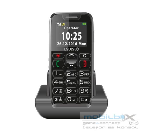 Evolveo EasyPhone (EP-500), fekete