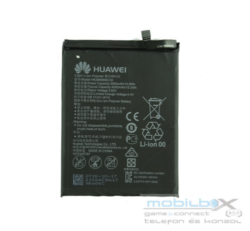 Huawei HB396689ECW (Huawei Mate 9) kompatibilis akkumulátor 3900 mAh ,OEM jellegű