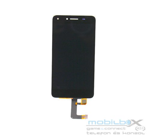 Huawei Y5 II kompatibilis LCD modul kerettel, OEM jellegű, fekete, Grade S+
