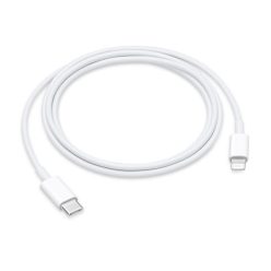   Apple USB-C / Lightning töltő- és adatkábel, 1m, fehér, MUQ93ZM/A Retail dobozos