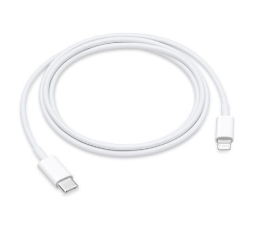 Apple USB-C / Lightning töltő- és adatkábel, 1m, fehér, MUQ93ZM/A Retail dobozos