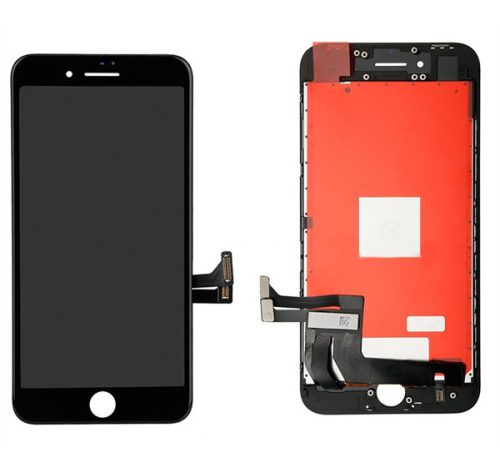 Apple iPhone 8/SE 2020 kompatibilis LCD kijelző érintőpanellel, OEM jellegű, fekete, Grade R