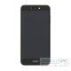 Huawei P8/P9 Lite (2017) kompatibilis LCD modul kerettel, OEM jellegű, fekete, Grade S+