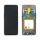 Samsung A805 Galaxy A80 kompatibilis LCD modul kerettel, OEM jellegű, arany