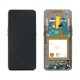Samsung A805 Galaxy A80 kompatibilis LCD modul kerettel, OEM jellegű, arany