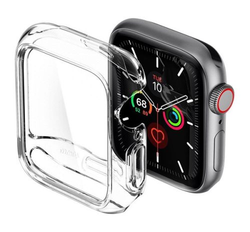 Spigen Ultra Hybrid Apple Watch S4 / S5 / S6 / SE 40mm tok, Crystal Clear, átlátszó