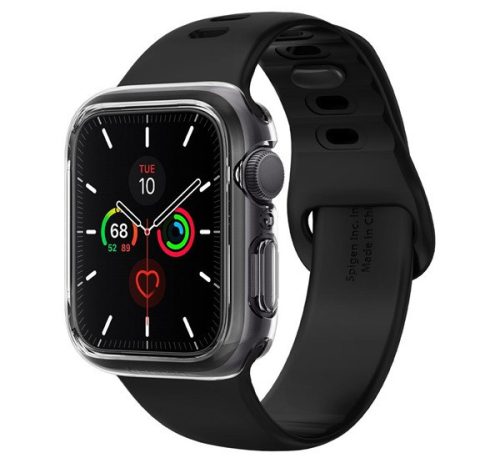Spigen Ultra Hybrid Apple Watch S4 / S5 / S6 / SE 44mm tok, Crystal Clear, átlátszó