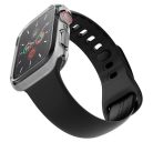 Spigen Ultra Hybrid Apple Watch S4 / S5 / S6 / SE 44mm tok, Crystal Clear, átlátszó