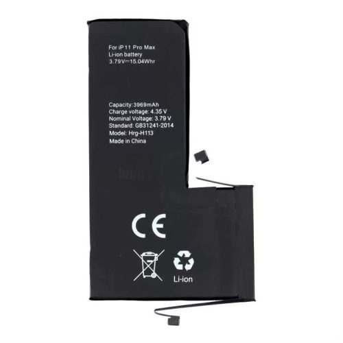 Apple iPhone 11 Pro Max kompatibilis akkumulátor 3969mAh, OEM jellegű, Grade R