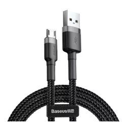 Baseus Cafule USB / microUSB adatkábel, 2m, szürke/fekete