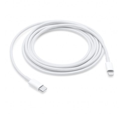 Apple USB-C / Lightning töltő- és adatkábel, 2m, fehér, MQGH2ZM/A Retail dobozos