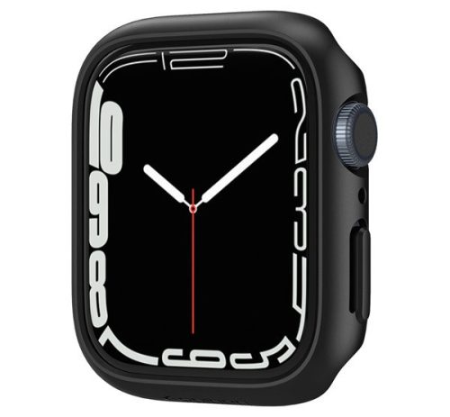 Spigen Thin Fit Apple Watch S8 / S7 45mm Black, fekete tok