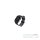 Uniq Linus Airosoft Apple Watch 42/44/45/49mm szilikon szíj, fekete