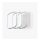 Uniq Moduo Apple Watch 41mm/40mm 3db keret, zsálya, lila, fehér