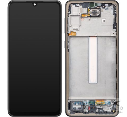 Samsung Galaxy SM-A336B A33 5G kompatibilis LCD kijelző, Király fekete