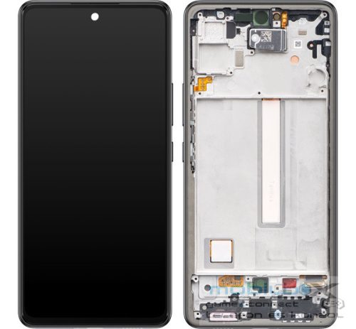 Samsung Galaxy SM- A536B A53 5G kompatibilis LCD kijelző, fekete