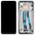 Xiaomi 11 Lite 5G kompatibilis LCD modul kerettel, OEM jellegű, fekete, Grade R