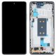 Xiaomi 11T Pro kompatibilis LCD modul kerettel, OEM jellegű, szürke, Grade S+
