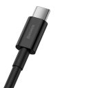Baseus Superior USB / USB-C töltő- és adatkábel, 66W, 2m, fekete