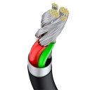 Baseus Superior USB / USB-C töltő- és adatkábel, 66W, 2m, fekete