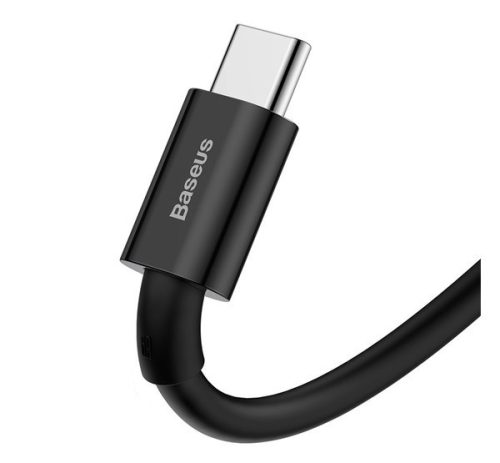 Baseus Superior USB / USB-C töltő- és adatkábel, 66W, 2m, fekete