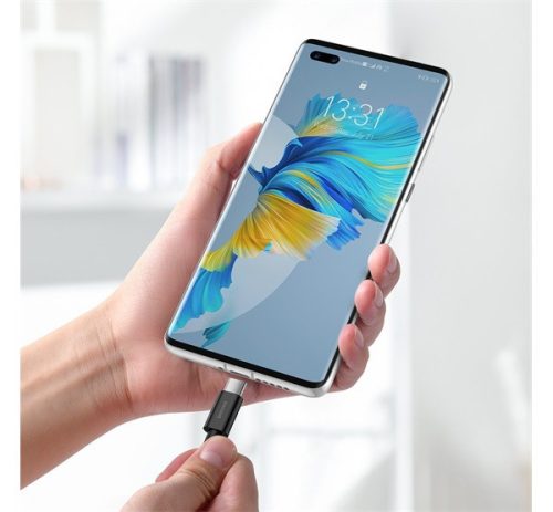 Baseus Superior USB / USB-C töltő- és adatkábel, 66W, 2m, fekete