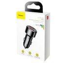 Baseus Magic autós szivargyújtó töltő 2xUSB-A QC 3.0 45W, fekete, CCMLC20A-01