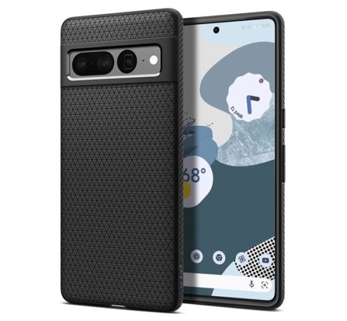 Spigen Liquid Air Google Pixel 7 Pro tok, Matte Black, fekete