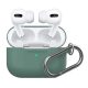 Phoner Simple Apple Airpods Pro szilikon tok akasztóval, zöld