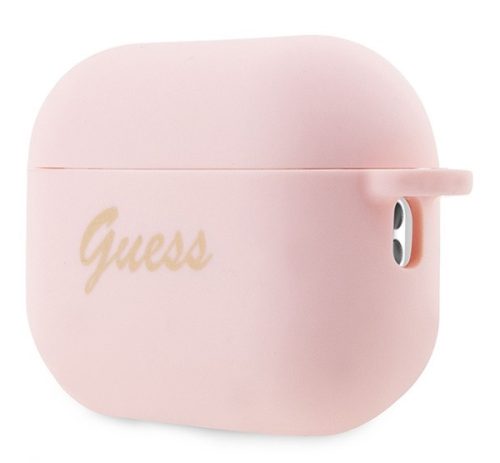 Guess Silicone Charm Heart Apple AirPods Pro 2 tok , rózsaszín