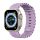 Phoner River Apple Watch 49/45/44/42 mm szilikon szíj, levendula