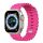 Phoner River Apple Watch 49/45/44/42 mm szilikon szíj, pink