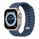 Phoner River Apple Watch 41/40/38 mm szilikon szíj, mélykék