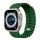 Phoner River Apple Watch 41/40/38 mm szilikon szíj, zöld
