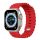 Phoner River Apple Watch 41/40/38 mm szilikon szíj, piros