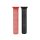 Phoner Spike Apple Watch szilikon szíj, 49/45/44/42mm, piros/fekete