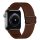 Phoner Dew Apple Watch csatos fonott szövet szíj, 38/40/41mm, barna
