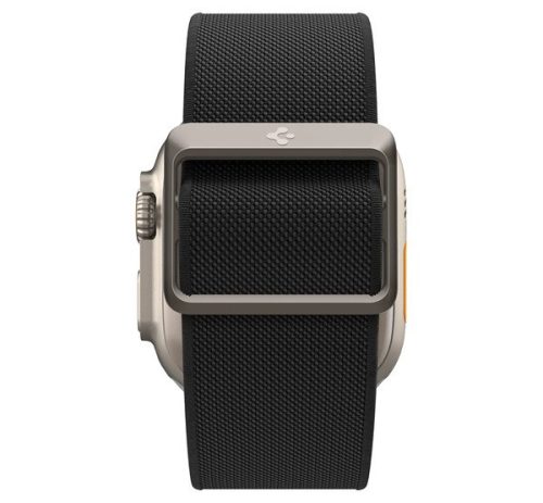 Spigen Lite Fit Ultra Apple Watch Ultra 3 / 2 / 1 49mm / 10 /  9 / 8 / 7 45mm / SE / 6 / 5 / 4 44mm / 3 / 2 / 1 42mm szövet szíj, fekete